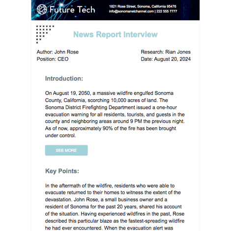 Company News Tech Report